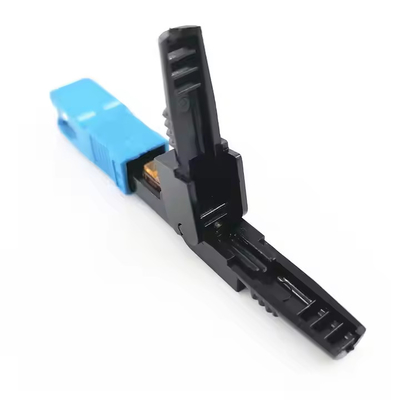 SC UPC APC PC SM Modo único Conector de 55 mm Adaptador de fibra óptica Conector rápido