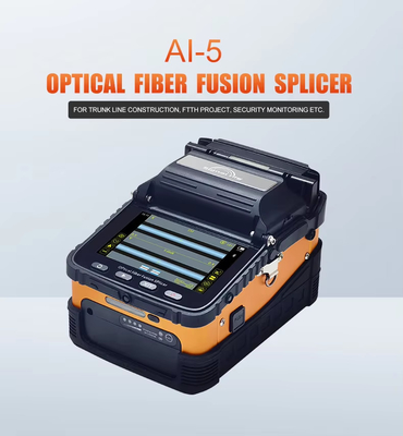 AI-5 Splicer de fusión de fibra óptica de 4 motores