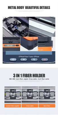 AI-5 Splicer de fusión de fibra óptica de 4 motores