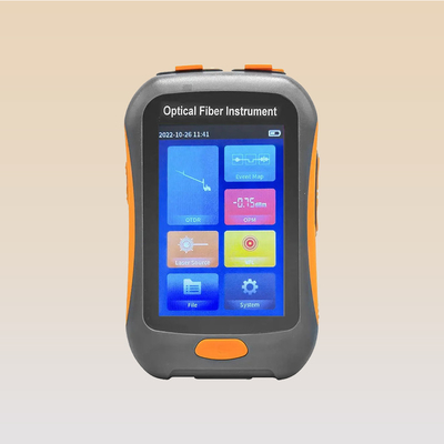 FONGKO Mini OTDR Fibra activa 1550nm Fibra óptica reflectómetro y VFL OLS OPM EventMap 20dB 60/80Km OTDR