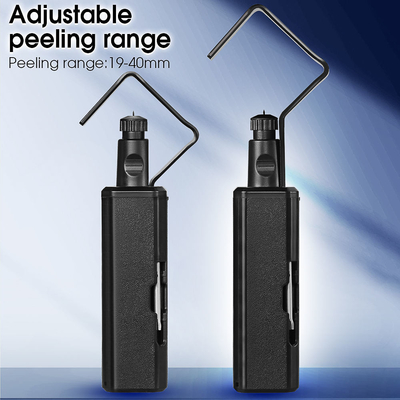 FONGKO 19-40mm o 4.5-29mm redondo herramienta de desmontaje de cables longitudinal transversal de doble uso chaqueta de corte de cables