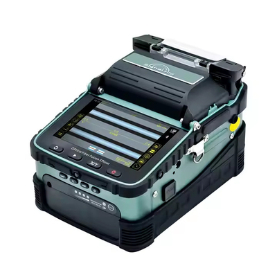 AI-6A + Fusión Splicer Electrodo FTTH Fibra óptica de soldadura máquina de empalme máquina de empalme de fibra óptica