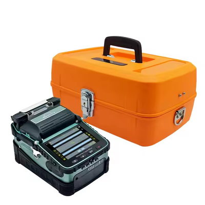 AI-6A + Fusión Splicer Electrodo FTTH Fibra óptica de soldadura máquina de empalme máquina de empalme de fibra óptica