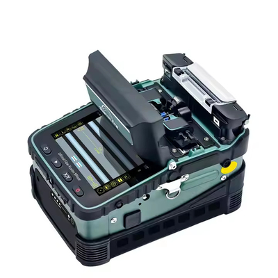 AI-6A + Fusión Splicer Electrodo FTTH Fibra óptica de soldadura máquina de empalme máquina de empalme de fibra óptica
