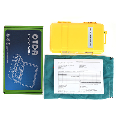 Línea de extensión de cable de fibra óptica FONGKO SC/APC-SC/APC SM 150M 300M 500M 1KM 2KM Prueba OTDR Cable de extensión Cable de lanzamiento OTDR Caja de cable