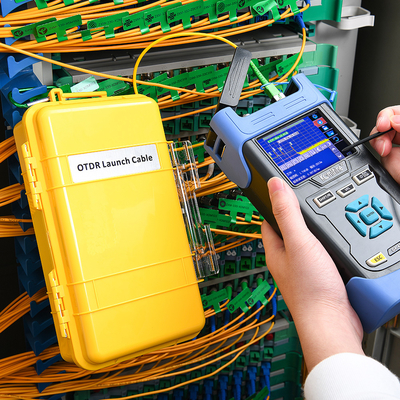 Línea de extensión de cable de fibra óptica FONGKO SC/APC-SC/APC SM 150M 300M 500M 1KM 2KM Prueba OTDR Cable de extensión Cable de lanzamiento OTDR Caja de cable