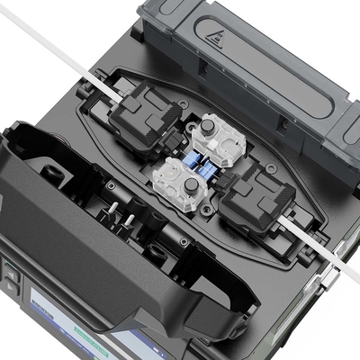 Máquina FONGKO EX39 de 4 motores, multi-idioma, tipo de fibra SM, aplicaciones FTTH, equipo óptico, empalmadora de fusión de fibra óptica
