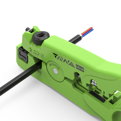Cortador de cable coaxial plano redondo FONGKO CS-08, alicates multifuncionales para cortar y pelar cables