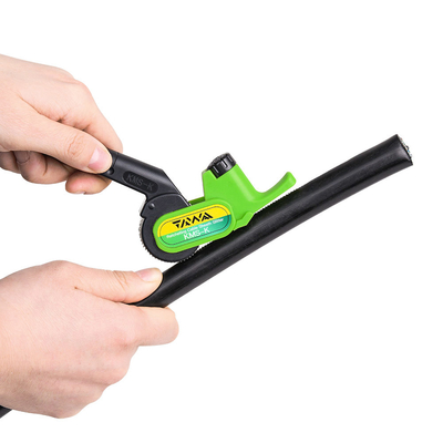 FONGKO KMS-K Cortador de cable de trinquete con función de pelado de alambre para accesorios FTTH y cubierta de cable redondo