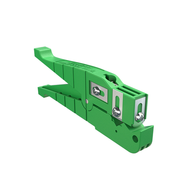 PELACABLES COAXIAL FONGKO 45-164 Verde, Diámetro del Cable 6.4mm a 14.3mm, Pelacables para Cable de Tubo Suelto, Pelacables Coaxial