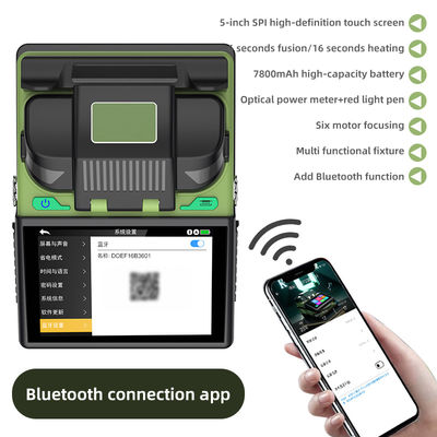 Splicer de fusión de fibra óptica con seis motores Splicer de fusión núcleo a núcleo