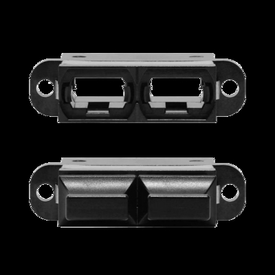 Adaptadores dúplex sin brida FONGKO Black DX Flange para fibra óptica MPO