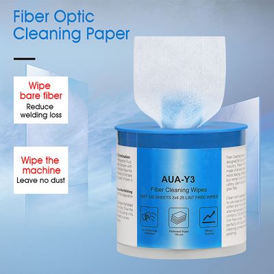 Fongko AUA-Y3 Papel de limpieza para papel de limpieza de fibras FTTH SC/FC/ST/LC