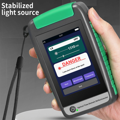 FONGKO Mini OTDR Tester 1310nm 1550nm 1610nm 1625nm 1650nm Equipo óptico de fibra óptica de dominio de tiempo óptico portátil