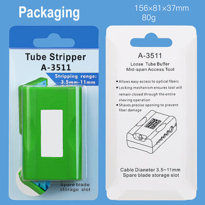 Pelacables de fibra óptica A-3511, 3.5-11mm, FTTH, para cable de bajada, pelacables óptico, cortador longitudinal de cable, pelacables