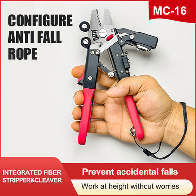 Cortadora de fibra óptica integrada MC-16 de alta calidad, peladora de fibra multifuncional