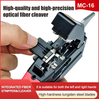 Cortadora de fibra óptica integrada MC-16 de alta calidad, peladora de fibra multifuncional