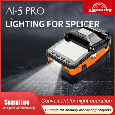 Nuevo FTTH AI-5Pro núcleo electromecánico a núcleo de alineación de fibra de fusión Splicer máquina de soldadura