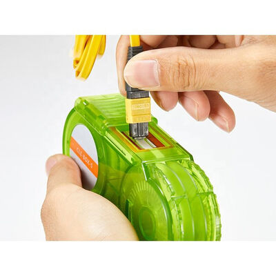 Limpiador de carrete de conector de fibra óptica CLE-BOX-MPO para MPO/MTP 500+ Limpiador de fibra óptica antiestático