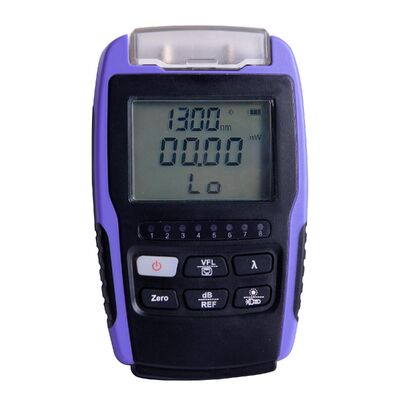 OPM + VFL + RJ45 Tester de cable Mini Fibra Multi-Power Meter 850-1625nm -70 ~ + 6dB 30mW VFL Meter de potencia óptica