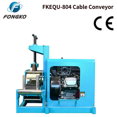 FONGKO FKEQU-804 Máquina para tirar cables 4~20m/min Generador de gasolina Transportador de cables de 1-18cm