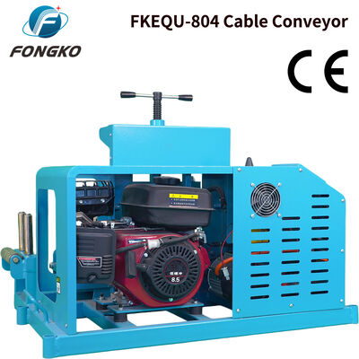FONGKO FKEQU-804 Máquina para tirar cables 4~20m/min Generador de gasolina Transportador de cables de 1-18cm