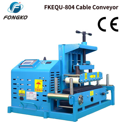 FONGKO FKEQU-804 Máquina para tirar cables 4~20m/min Generador de gasolina Transportador de cables de 1-18cm
