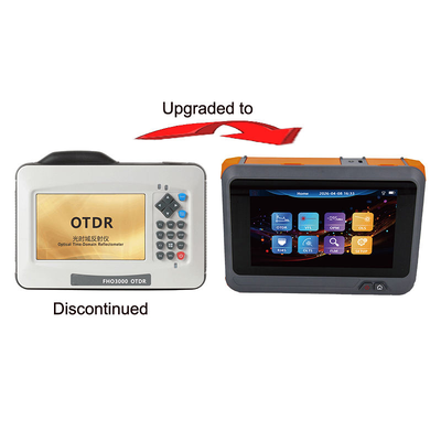 FHO3100 OTDR 1310/1550nm Fibra óptica OTDR Pantalla táctil VFL OLS OPM Mapa de eventos Ethernet OTDR