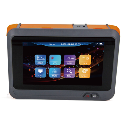 FHO3100 OTDR 1310/1550nm Fibra óptica OTDR Pantalla táctil VFL OLS OPM Mapa de eventos Ethernet OTDR