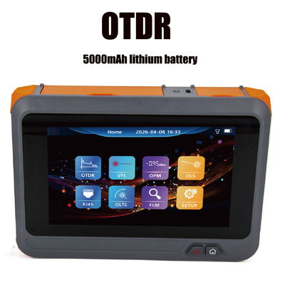 FHO3100 OTDR 1310/1550nm Fibra óptica OTDR Pantalla táctil VFL OLS OPM Mapa de eventos Ethernet OTDR