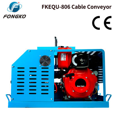 FONGKO FKEQU-806 Generador Diésel con Arranque Eléctrico y Manual Transportador de Cable de 4~20m/min 1-18cm