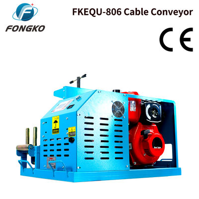 FONGKO FKEQU-806 Generador Diésel con Arranque Eléctrico y Manual Transportador de Cable de 4~20m/min 1-18cm