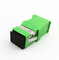 Adaptador de la fibra óptica del SC del obturador SM de Shell Simplex Adapter With Auto del verde de SC/APC