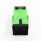 Verde auto negro Shell Singlemode Fiber Optic Adapters del simplex del SC del adaptador del obturador SC/APC