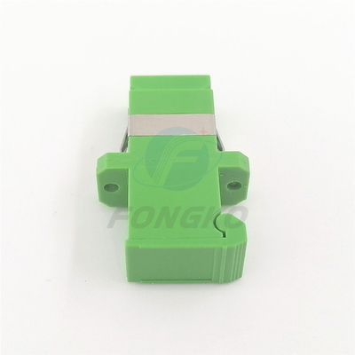 Adaptadores ópticos de las ventas del SC APC del adaptador del obturador de la fibra a una cara auto híbrida de fibra óptica caliente del reborde