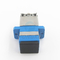 Adaptador a una cara azul de la fibra óptica del SC UPC del milímetro con el obturador para el sistema de red de FTTX