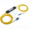 Acoplador óptico 1310nm o 1490nm o 1550nm del fbt del divisor 1x2 50/50 LC UPC de la fibra unimodal del ABS de FTTH