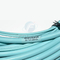 cable óptico del tronco de la fibra con varios modos de funcionamiento MPO de la base OM3 de 1 metro 24