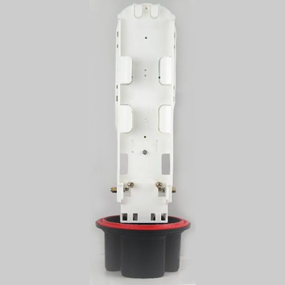 144 cierre óptico 4 Tray Heat Shrink del empalme de la fibra del adaptador del SC de la base 16