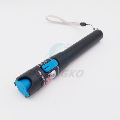Pluma visual roja 3D 650nm 10mw los 8-10KM del localizador de la falta del laser VFL del cable de fribra óptica del punto de congelación LD