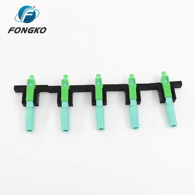 Precio de fábrica Conector rápido SC/APC Conector de fibra óptica