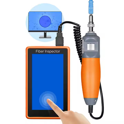 5-inch HD touch screen monitor inspection fiber optic probe optical cleaning tool fiber end face detector
