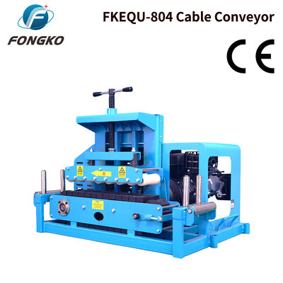 FONGKO FKEQU-804 Máquina para tirar cables 4~20m/min Generador de gasolina Transportador de cables de 1-18cm