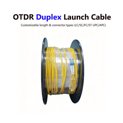 Cable de extensión de fibra OTDR FONGKO Duplex LC UPC a LC UPC Monomodo G652D G657A para prueba OTDR