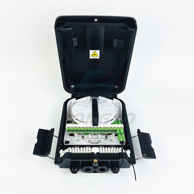 Caja terminal de la caja de conexiones de Ftth de la fibra óptica de 16 bases para el divisor del cable de descenso