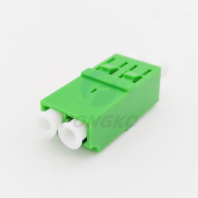 Flangeless LC/adaptador a dos caras de la fibra óptica de APC con la hebilla plástica