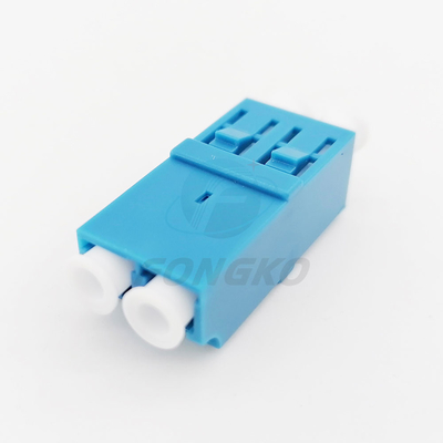 Duplex Unibody Shell Optical Fiber Adapter Coupler Flangeless del LC/del UPC