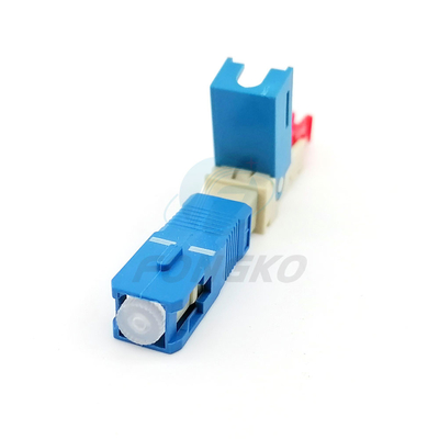 Conector rápido de la fibra óptica impermeable del SC UPC para la encoladora de la fusión